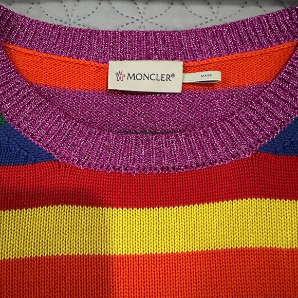 Moncler AUTHENTIC Medium size multicolored sweater EUC - Picture 5 of 11